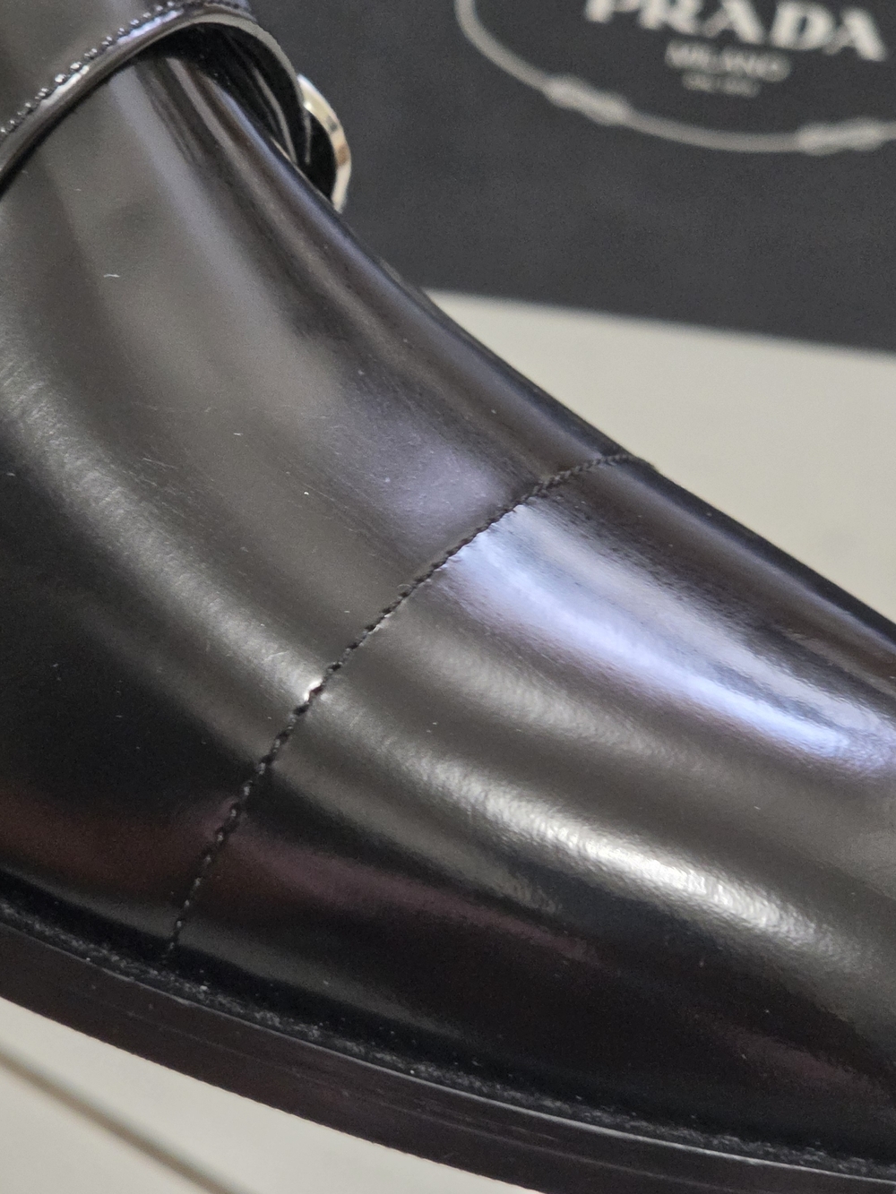 Prada Double Monk Strap Shoes, 9 - Picture 8 of 13